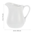 thumbnail image 4 of Jarra de salsa de soja blanca Dispensador de crema de leche Taza delicada Bebidas Tienda Suministros Cafetera de cerámica, 4 of 6
