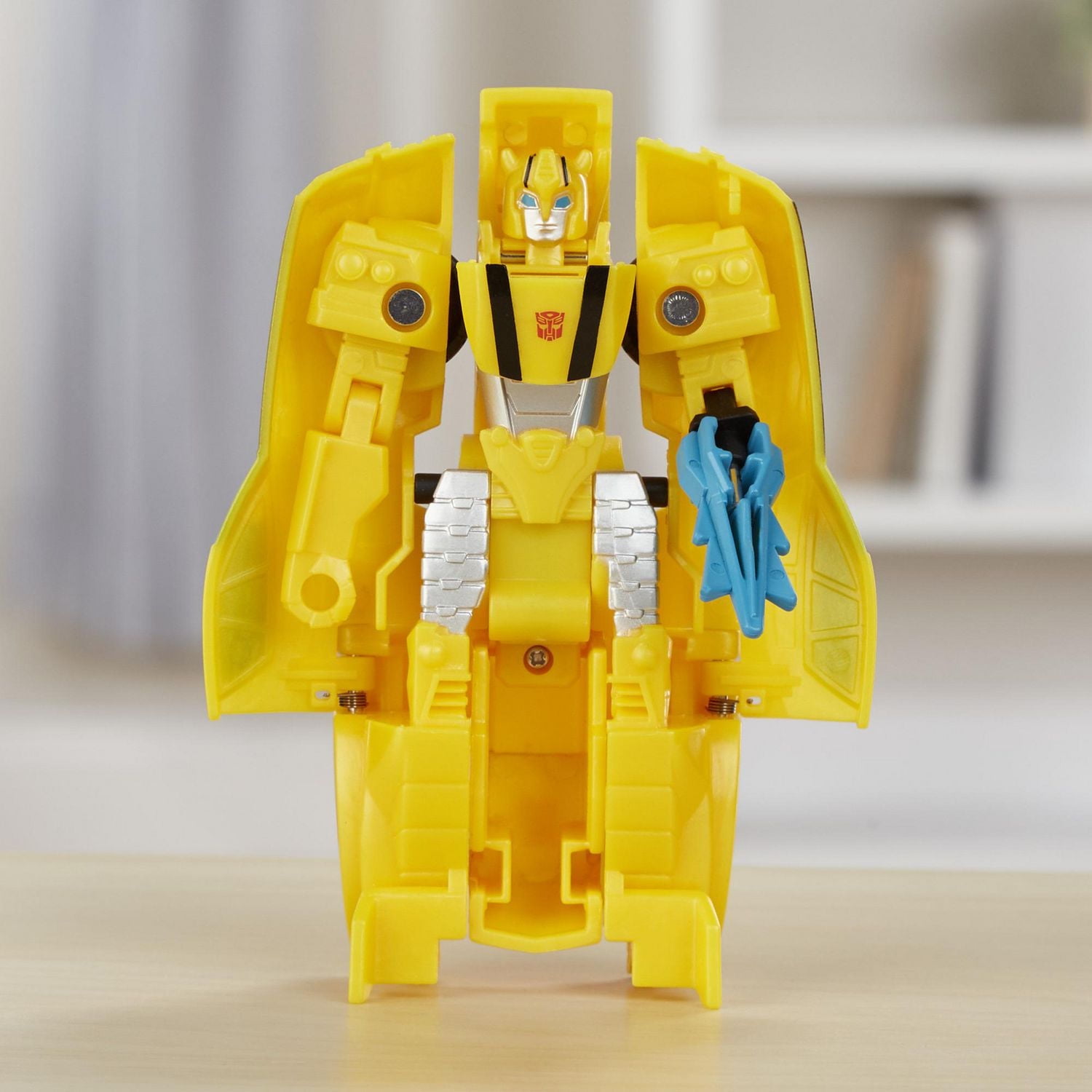 Transformers Bumblebee Cyberverse Adventures Dinobots Unite Action Attackers: 1-Step Changer Bumblebee Figure, Ages 6 and Up, 4.25-inch