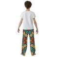 thumbnail image 4 of FORMRS Boys Pajama Pants with Pockets Size 11-12Y Kids Lounge Sleep Bottoms, Blooming Flowers, 4 of 8
