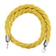 thumbnail image 5 of Cateissary Barrier Rope Crowd Control Stanchion Queue with Rope Twisted Hooks 2piezas Amarillo 1.5 m, 5 of 6
