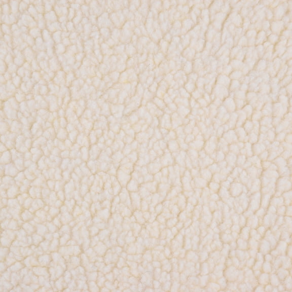 NAMZI 1 Yard x 63in Plush Fleece Fabric, Lambskin-Like Faux Fur Material, Thermal Lined for DIY Sewing & Handmade Crafts, Beige B