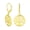 Gold-Tone, variant on Bling Jewelry Womens Small Round Circle Family Tree Dangle Earrings Sterling Silver Nature