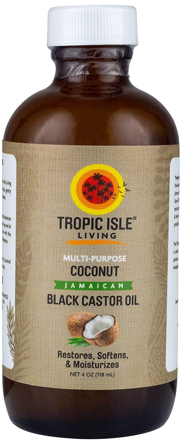 Tropic Isle Living Coconut Jamaican Black Castor Oil, Plastic PET