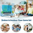 thumbnail image 3 of GloryStar Giant 4 Connect Outdoor Game, With Adjustable Height, Golf, Basketball, Ring Toss, and Quick-Release Slider, Family Game Night Essential for Outdoor Camping and Group Team Building, 3 of 8