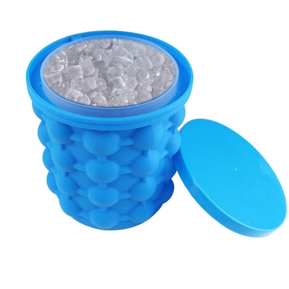 Ice Magic Cube Maker Genie Silicone Ice Bucket