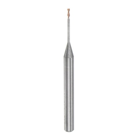 

Uxcell 4mm Shank 1mm x 14mm Titanium Coated Solid Carbide 2 Flutes Square End Mill Cutter