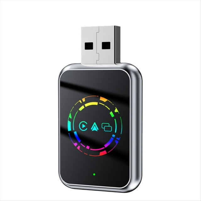 Adaptador USB Carplay Inalámbrico para Auto, Carplay, Airplay, Bluetooth y WiFi. Carplay con Cable A Inalámbrico B