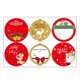 thumbnail image 3 of onlyliua Ofertas Navideñas Pegatinas En Rollo para Decoración de Regalos de Navidad, Sellador de Regalos de Navidad, 6 Estilos, 3 of 7