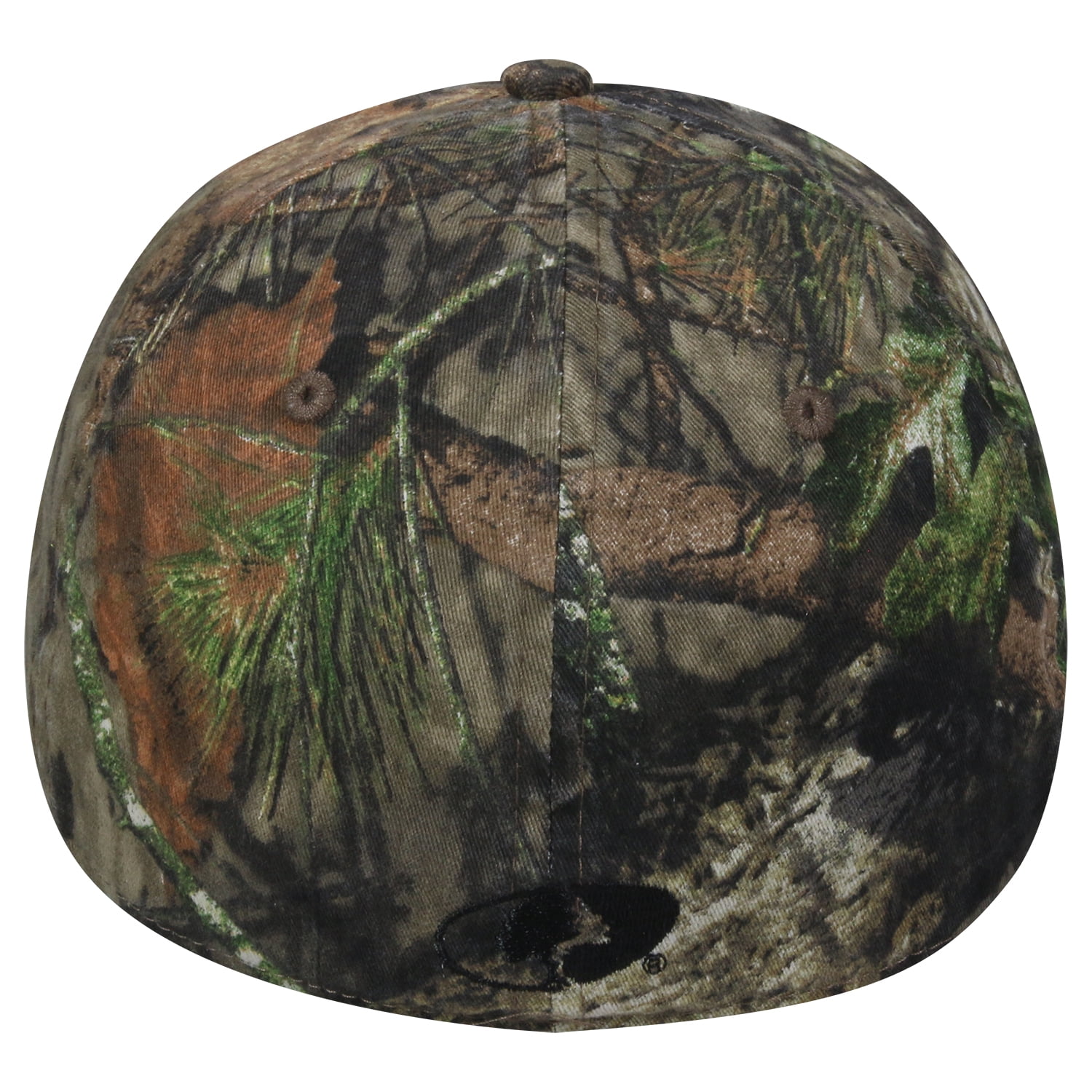 Mossy Oak Country Logo Adult Male Stretch Fit Hat- Camo