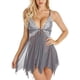 thumbnail image 1 of Pijama sexy de malla de encaje, ropa interior sexy, falda con tirantes, 1 of 5