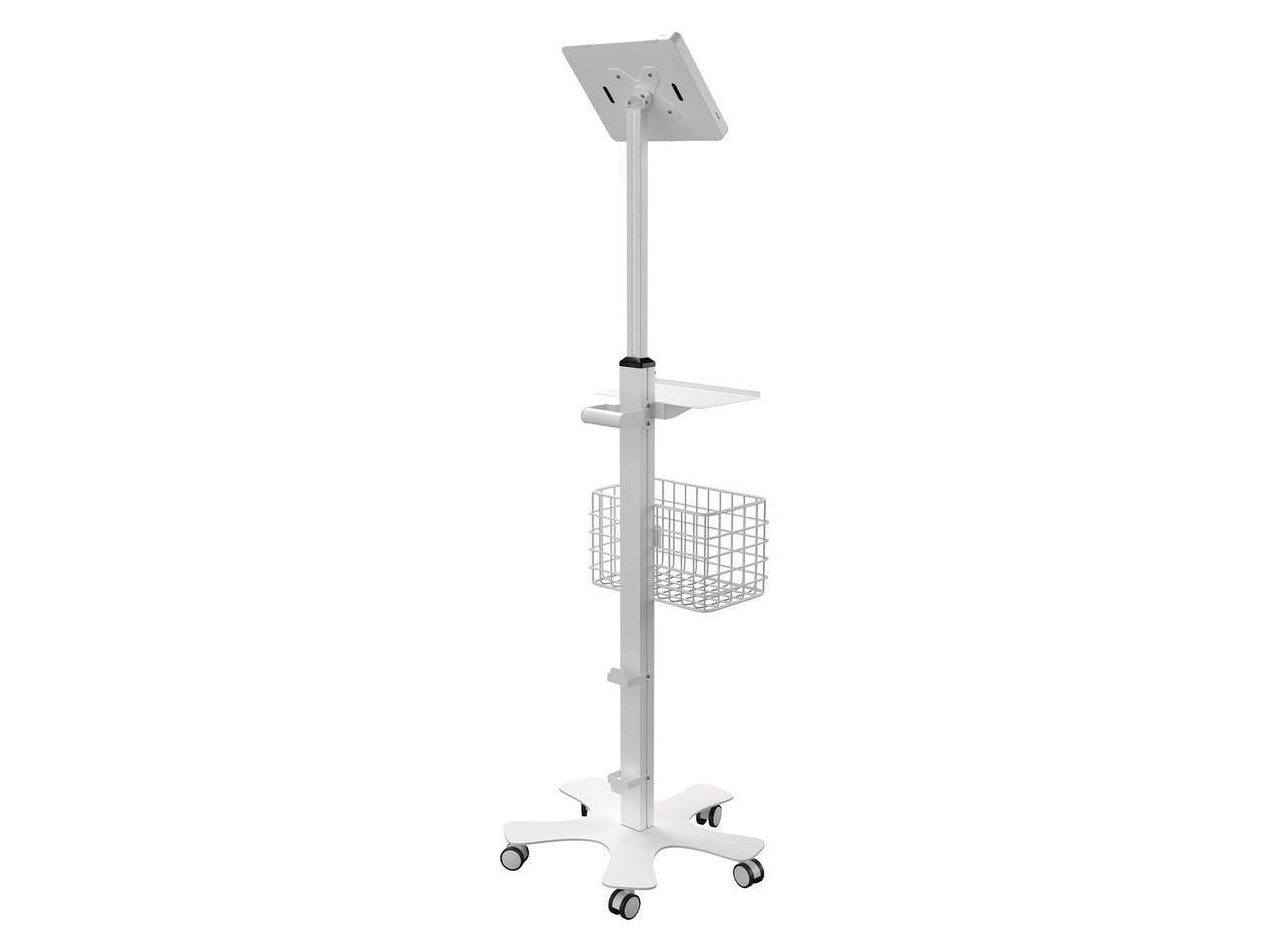 CTA Digital Medical Mobile Floor Stand with VESA Plate and Paragon Enclosure