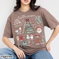 thumbnail image 3 of Tis the Season Christmas Activities Graphic Print T-Shirt | Holiday Icons Design | Pepper Tee, 3 of 7