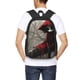 thumbnail image 4 of Easygdp Dark Red Hooded Girl Mochila de Gran Capacidad Minimalista Ideal para Escuela, Viajes y Uso Diario, 4 of 6