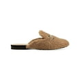 thumbnail image 2 of INC Womens Gineen Faux Shearling Slip On Mules, 2 of 2