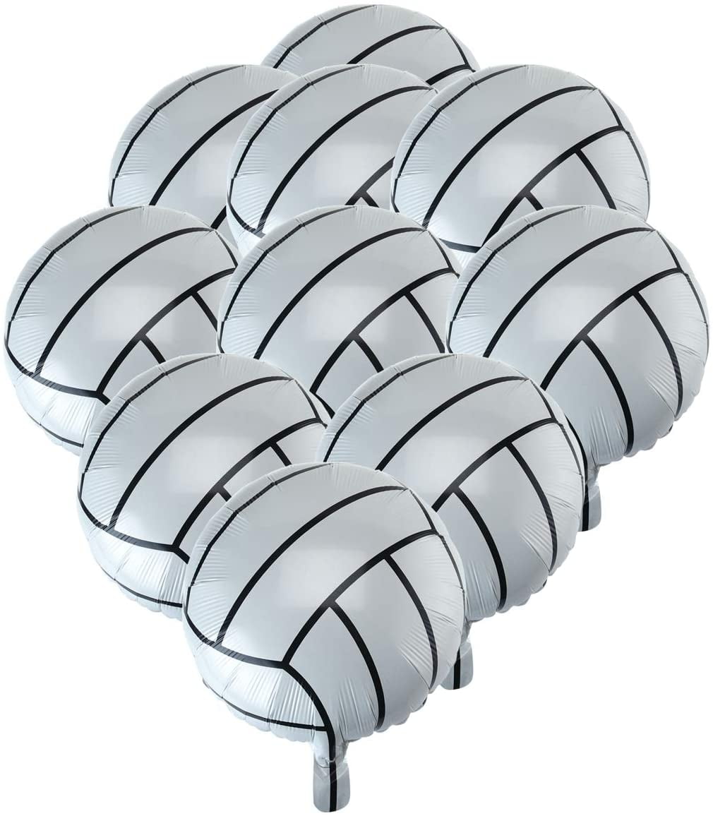 Volleyball Balloons,Volleyball Mylar Foil Balloons,Sports Theme Party