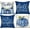 Blue Pumpkin, variant on Fall Pillow Covers 16x16 inch Set of 4 Buffalo Plaid Fall Pumpkin Outdoor Throw Pillow Cover Autumn Thanksgiving Decoration for Home Couch Bed