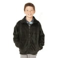 thumbnail image 4 of Sierra Pacific Boys Youth Fleece Full-Zip Jacket, M, Black, 4 of 5