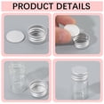thumbnail image 5 of 500Pcs Flat Round Foam Lid Liners Pressure Sensitive Seals for Cosmetic Bottle Jar Lid Seal White 30x1mm, 5 of 7