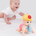 thumbnail image 6 of Crawling Baby Doll Toy, Interactive Learning Puppy, Light & Music Functions, Early Education Infant Toy, Pretend Play Set, Develops Motor Skills, Gift for Toddlers Boys Girls Age 0-1 Year, 6 of 7