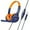 Orange, variant on Noise Cancelling Headphones,High Definition Noise Cancelling Stereo Surround Lightweight Earbuds with Headphones and Wired Headphones,Noise Cancelling Earbuds,Earbuds Wired Headphones