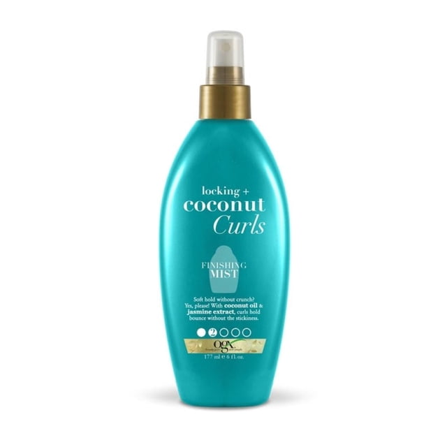 Spray para cabello Ogx locking + coconut curls 177 ml