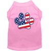 Pet Dog Cat Shirt Screen Printed, "Patriotic Paw"