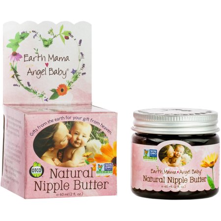 Natural Nipple Butter Organic Breastfeeding Cream (2 Fl. Oz.)