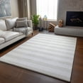 thumbnail image 6 of Addison Rugs Mayfield Washable Transitional Stripes Ivory Rectangle Rug, 8' x 10', 6 of 6