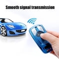 thumbnail image 5 of TPU Carbon Fiber Car Key Fob Cover with Keychain fits for Audi 4M A3 A4 A4L A5 A6 A7 A8 B9 C8 D5 Car Key Case Cover Jacket Smart Remote Keyless Entry Car Key Holder Shell 3 button, 5 of 6