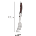 thumbnail image 2 of Steak Knives Set of 4,Black And Triple Rivet Fine-Edge Stainless Steel Sharp Blade Flatware Steak Knife Set,For Restaurant Tableware Kitchen Camping, Dishwasher Safe, 2 of 5