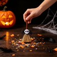 thumbnail image 2 of 1 Pcs Halloween Mini Witch Brooms, Witch Broomstick Decorations, Miniature Brooms Ornaments for Halloween Party Decor Doll Accessories DIY Crafts, 2 of 3
