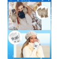 thumbnail image 2 of Guantes sin dedos Sintege para mujer, tejidos de lana de invierno, 4 unidades, 2 of 7