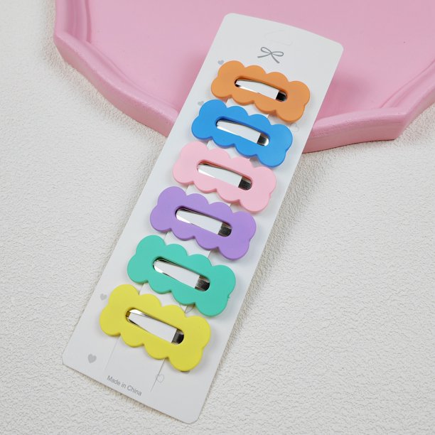 Accesorios para el cabello para mujeres y niños, lindos tocados, pinzas para el cabello esmeriladas, pinzas para el flequillo hechas a mano, pinzas para el cabello con pinza lateral