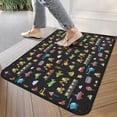 thumbnail image 4 of Cartoon Traffic Vehicles Signs Black Pattern Door Rugs,Washable Non Slip Door Mats Indoor,Decorative Door Mats,Entry Mat Indoor for Entrance,Bedroom,Kitchen,Bathroom,30"x17", 4 of 6