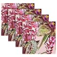 thumbnail image 2 of Iauyy Satin Napkins Set of 1- Purple-pink Floral DIY Printing Decoration Cloth Napkin- Easy Care for Home/Party, 2 of 8