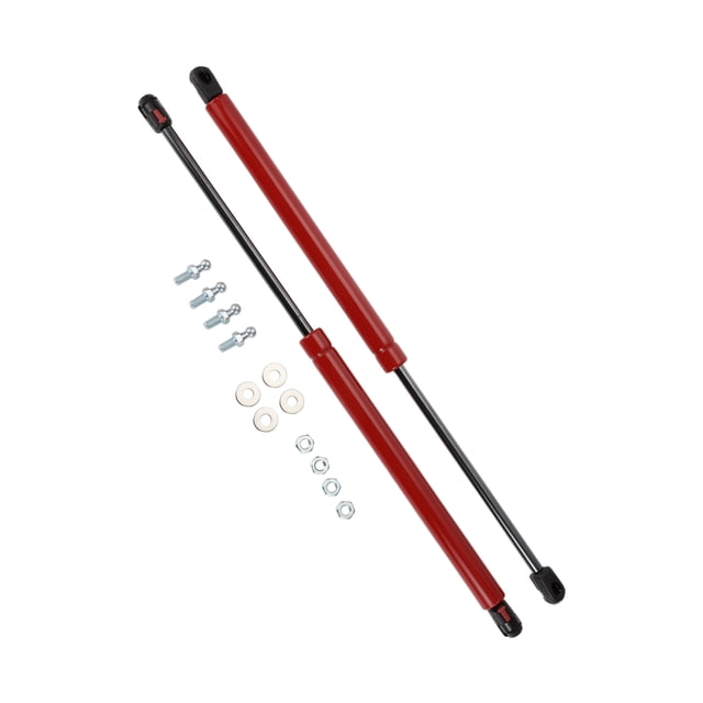 Unique Bargains 2 Ensembles 150lb/668N/67.5kg 20 Pouces/500mm Vérins à Gaz Rouges pour Voiture Camion RV Bateau