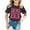 Black, variant on Girls Tshirts Kids Playful Letter Graphic Short Sleeve Crewneck Soft Blend Top Girls' Tops Sky Blue 10-11 Years