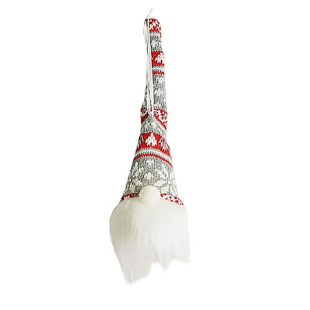 

Tiitstoy Christmas Decoration Faceless Doll Pendant Shiny Dress Up