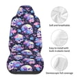 thumbnail image 5 of Sikiie cool flower Skull Car Seat Protector 2 Pack Car Seat Cushion Mat, Car Seat Covers for SUV, Truck, Van, 5 of 7