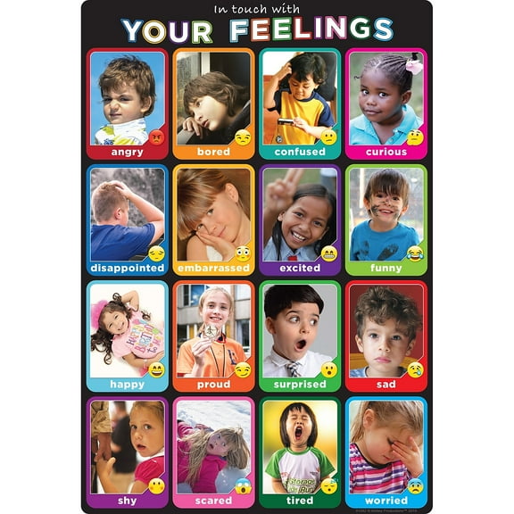 ASHLEY Smart Poly Emotions Wall Chart, with Ashley Smart Tak