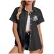 thumbnail image 1 of Pantalones Cortos para Mujeres Sexy, Casual Estampado Cómodo Manga Corta Botón Top Blusa para el Verano Y Diario, 1 of 5