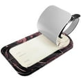 thumbnail image 2 of Square 2Pack PU Leather Skeleton Cruise Luggage Tag with Privacy Cover and Name ID Tag for Travel Handbags Backpacks Luggage Tags, 2 of 6