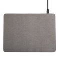 thumbnail image 1 of Alfombrilla de ratón con cargador rápido inalámbrico universal de 10 W, alfombrilla de ratón de carga para smartphone de cuero de PU AweSitey EL0990-02, 1 of 2