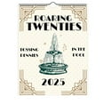 2 PCS 2025 Roaring Twenties Calendar Wall Calendar , 2024 Ts Lyrics