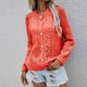thumbnail image 5 of Moda mujer Casual bolsillos manga larga Casual sólido abrigo cárdigan blusa Fridja hkj539, 5 of 9