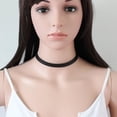 thumbnail image 4 of Simple Black Punk Choker Necklace for women Gothic Leather Chokers Necklaces Popular Party Statement Collar Jewelry ZYN, 4 of 6