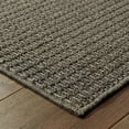 thumbnail image 2 of Oriental Weavers of America Darien Solid Indoor/Outdoor Polypropylene Rug, Charcoal, 2 of 2