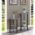 thumbnail image 4 of Convenience Concepts Graystone 24-inch Two-Tier Plant Stand in Gray Wood Finish, 4 of 6