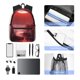 thumbnail image 4 of Easygdp Red Moon Lava Mochila Casual para Portátil, Mochila para Escuela, Viajes, Negocios, 4 of 6