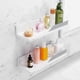 thumbnail image 1 of Organizador de pared de baño YOHOM con estantes flotantes adhesivos, 1 of 7